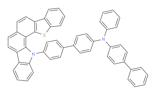 N-([1,1'-biphenyl]-4-yl)-4'-(14H-benzo[4',5']thieno[3',2':5,6]benzo[1,2-a]carbazol-14-yl)-N-phenyl-[1,1'-biphenyl]-4-amine
