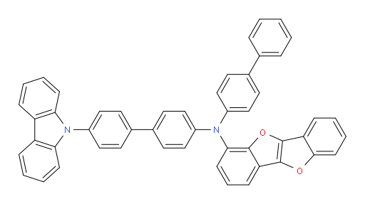 N-(4'-(9H-carbazol-9-yl)-[1,1'-biphenyl]-4-yl)-N-([1,1'-biphenyl]-4-yl)benzofuro[3,2-b]benzofuran-1-amine