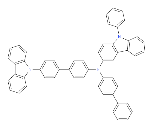 N-(4'-(9H-carbazol-9-yl)-[1,1'-biphenyl]-4-yl)-N-([1,1'-biphenyl]-4-yl)-9-phenyl-9H-carbazol-3-amine