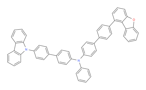 N-(4'-(9H-carbazol-9-yl)-[1,1'-biphenyl]-4-yl)-4'-(dibenzo[b,d]furan-1-yl)-N-phenyl-[1,1'-biphenyl]-4-amine