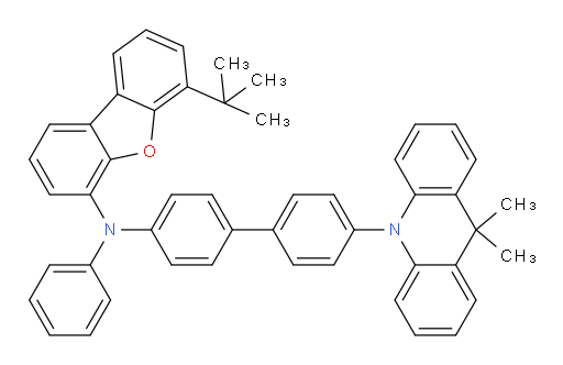 6-(tert-butyl)-N-(4'-(9,9-dimethylacridin-10(9H)-yl)-[1,1'-biphenyl]-4-yl)-N-phenyldibenzo[b,d]furan-4-amine