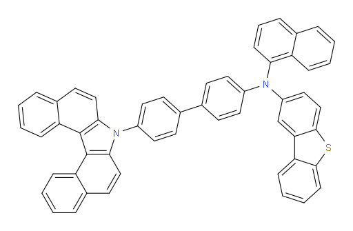 N-(4'-(7H-dibenzo[c,g]carbazol-7-yl)-[1,1'-biphenyl]-4-yl)-N-(naphthalen-1-yl)dibenzo[b,d]thiophen-2-amine