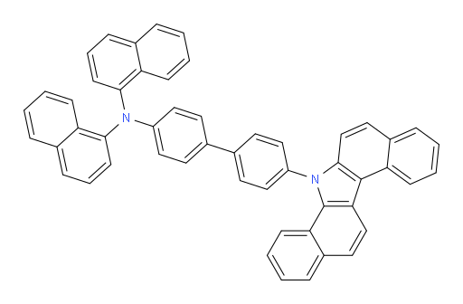 N-(4'-(7H-dibenzo[a,g]carbazol-7-yl)-[1,1'-biphenyl]-4-yl)-N-(naphthalen-1-yl)naphthalen-1-amine