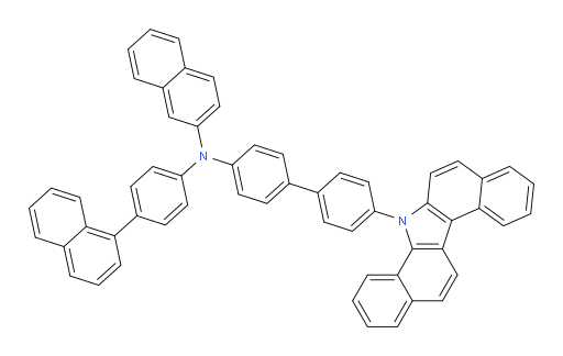 N-(4'-(7H-dibenzo[a,g]carbazol-7-yl)-[1,1'-biphenyl]-4-yl)-N-(4-(naphthalen-1-yl)phenyl)naphthalen-2-amine