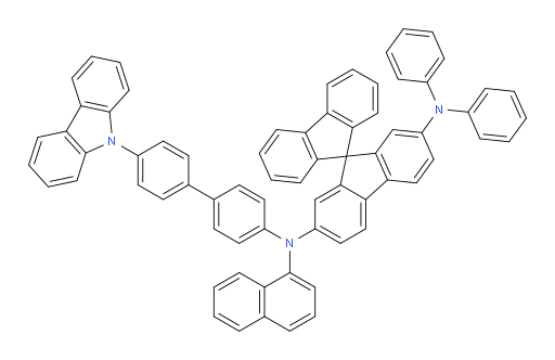 N2-(4'-(9H-carbazol-9-yl)-[1,1'-biphenyl]-4-yl)-N2-(naphthalen-1-yl)-N7,N7-diphenyl-9,9'-spirobi[fluorene]-2,7-diamine