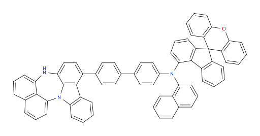 N-(4'-(4H-naphtho[1',8':5,6,7][1,4]diazepino[3,2,1-jk]carbazol-7-yl)-[1,1'-biphenyl]-4-yl)-N-(naphthalen-1-yl)spiro[fluorene-9,9'-xanthen]-4-amine