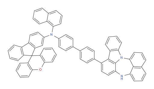 N-(4'-(4H-naphtho[1',8':5,6,7][1,4]diazepino[3,2,1-jk]carbazol-7-yl)-[1,1'-biphenyl]-4-yl)-N-(naphthalen-1-yl)spiro[fluorene-9,9'-xanthen]-2-amine