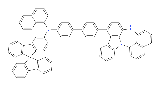 N-(4'-(4H-naphtho[1',8':5,6,7][1,4]diazepino[3,2,1-jk]carbazol-7-yl)-[1,1'-biphenyl]-4-yl)-N-(naphthalen-1-yl)-9,9'-spirobi[fluoren]-3-amine