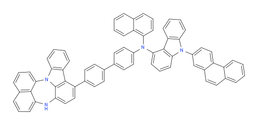 N-(4'-(4H-naphtho[1',8':5,6,7][1,4]diazepino[3,2,1-jk]carbazol-7-yl)-[1,1'-biphenyl]-4-yl)-N-(naphthalen-1-yl)-9-(phenanthren-2-yl)-9H-carbazol-4-amine