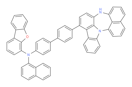 N-(4'-(4H-naphtho[1',8':5,6,7][1,4]diazepino[3,2,1-jk]carbazol-7-yl)-[1,1'-biphenyl]-4-yl)-N-(naphthalen-1-yl)dibenzo[b,d]furan-4-amine