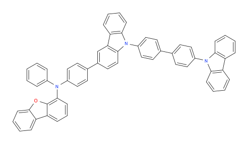 N-(4-(9-(4'-(9H-carbazol-9-yl)-[1,1'-biphenyl]-4-yl)-9H-carbazol-3-yl)phenyl)-N-phenyldibenzo[b,d]furan-4-amine