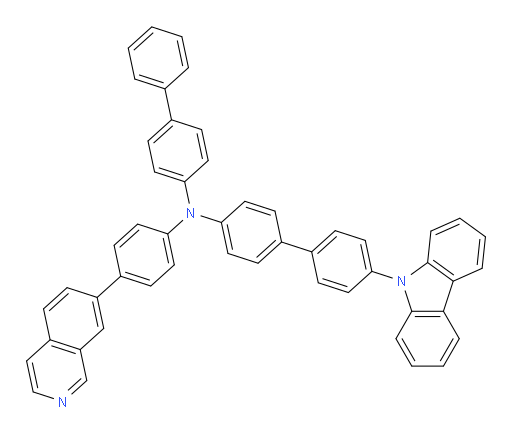 N-([1,1'-biphenyl]-4-yl)-4'-(9H-carbazol-9-yl)-N-(4-(isoquinolin-7-yl)phenyl)-[1,1'-biphenyl]-4-amine