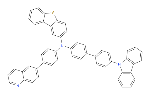 N-(4'-(9H-carbazol-9-yl)-[1,1'-biphenyl]-4-yl)-N-(4-(quinolin-6-yl)phenyl)dibenzo[b,d]thiophen-2-amine