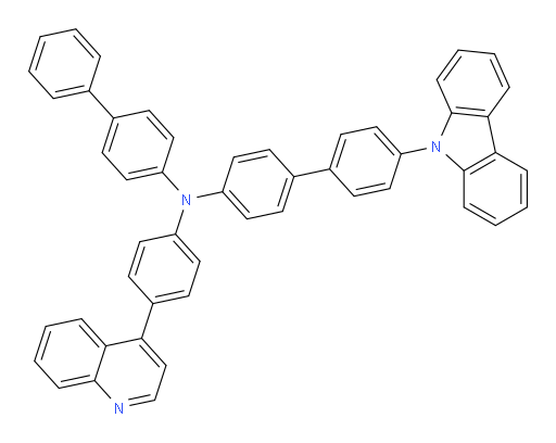 N-([1,1'-biphenyl]-4-yl)-4'-(9H-carbazol-9-yl)-N-(4-(quinolin-4-yl)phenyl)-[1,1'-biphenyl]-4-amine