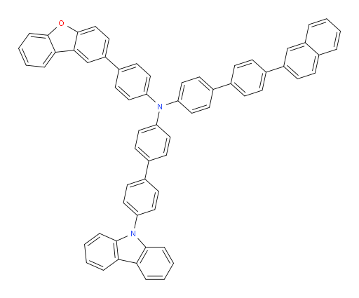 N-(4'-(9H-carbazol-9-yl)-[1,1'-biphenyl]-4-yl)-N-(4-(dibenzo[b,d]furan-2-yl)phenyl)-4'-(naphthalen-2-yl)-[1,1'-biphenyl]-4-amine