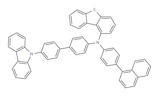 N-(4'-(9H-carbazol-9-yl)-[1,1'-biphenyl]-4-yl)-N-(4-(naphthalen-1-yl)phenyl)dibenzo[b,d]thiophen-1-amine