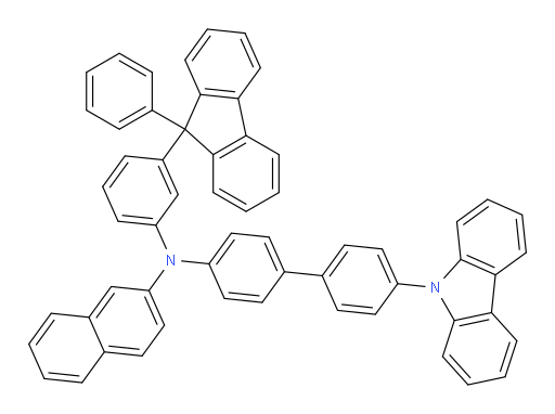 N-(4'-(9H-carbazol-9-yl)-[1,1'-biphenyl]-4-yl)-N-(3-(9-phenyl-9H-fluoren-9-yl)phenyl)naphthalen-2-amine