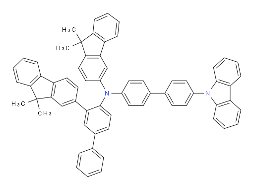 N-(4'-(9H-carbazol-9-yl)-[1,1'-biphenyl]-4-yl)-N-(3-(9,9-dimethyl-9H-fluoren-2-yl)-[1,1'-biphenyl]-4-yl)-9,9-dimethyl-9H-fluoren-3-amine