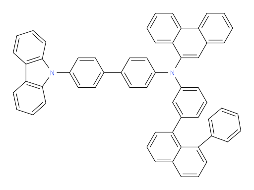N-(4'-(9H-carbazol-9-yl)-[1,1'-biphenyl]-4-yl)-N-(3-(8-phenylnaphthalen-1-yl)phenyl)phenanthren-9-amine