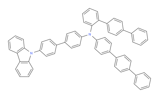 N-(4'-(9H-carbazol-9-yl)-[1,1'-biphenyl]-4-yl)-N-([1,1':4',1''-terphenyl]-4-yl)-[1,1':4',1''-terphenyl]-2-amine