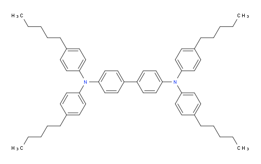 N4,N4,N4',N4'-tetrakis(4-pentylphenyl)-[1,1'-biphenyl]-4,4'-diamine