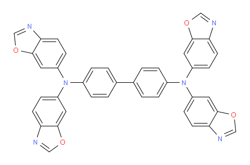 N4,N4,N4',N4'-tetrakis(benzo[d]oxazol-6-yl)-[1,1'-biphenyl]-4,4'-diamine