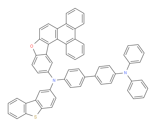 N4-(dibenzo[b,d]thiophen-2-yl)-N4',N4'-diphenyl-N4-(triphenyleno[2,1-b]benzofuran-10-yl)-[1,1'-biphenyl]-4,4'-diamine