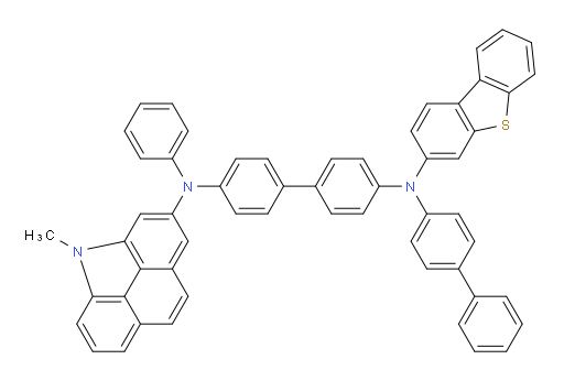 N4-([1,1'-biphenyl]-4-yl)-N4-(dibenzo[b,d]thiophen-3-yl)-N4'-(4-methyl-4H-benzo[def]carbazol-2-yl)-N4'-phenyl-[1,1'-biphenyl]-4,4'-diamine