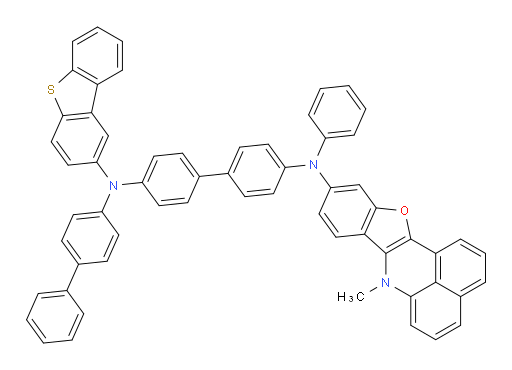 N4-([1,1'-biphenyl]-4-yl)-N4-(dibenzo[b,d]thiophen-2-yl)-N4'-(7-methyl-7H-benzo[de]benzofuro[3,2-b]quinolin-10-yl)-N4'-phenyl-[1,1'-biphenyl]-4,4'-diamine