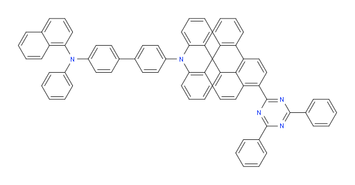 N-(4'-(3'-(4,6-diphenyl-1,3,5-triazin-2-yl)-10H-spiro[acridine-9,7'-benzo[de]anthracen]-10-yl)-[1,1'-biphenyl]-4-yl)-N-phenylnaphthalen-1-amine