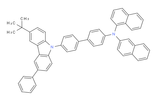 N-(4'-(3-(tert-butyl)-6-phenyl-9H-carbazol-9-yl)-[1,1'-biphenyl]-4-yl)-N-(naphthalen-2-yl)naphthalen-1-amine