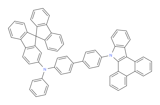 N-(4'-(9H-dibenzo[a,c]carbazol-9-yl)-[1,1'-biphenyl]-4-yl)-N-phenyl-9,9'-spirobi[fluoren]-2-amine
