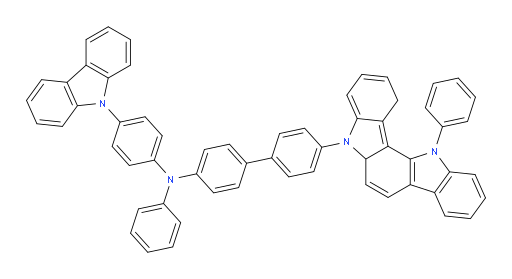 N-(4-(9H-carbazol-9-yl)phenyl)-N-phenyl-4'-(12-phenylindolo[3,2-a]carbazol-5(1H,5aH,12H)-yl)-[1,1'-biphenyl]-4-amine