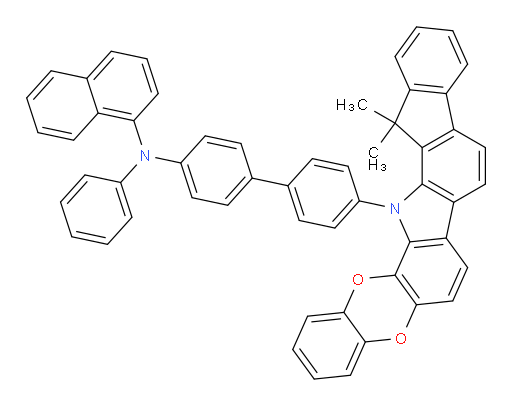 N-(4'-(14,14-dimethylbenzo[5,6][1,4]dioxino[2,3-a]indeno[1,2-i]carbazol-15(14H)-yl)-[1,1'-biphenyl]-4-yl)-N-phenylnaphthalen-1-amine