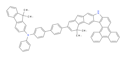 N-(4'-(13,13-dimethyl-7,13-dihydroindeno[2,1-b]phenanthro[9,10-g]carbazol-11-yl)-[1,1'-biphenyl]-4-yl)-9,9-dimethyl-N-phenyl-9H-fluoren-2-amine