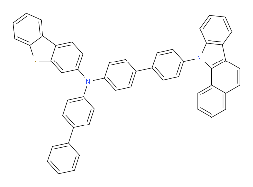 N-(4'-(11H-benzo[a]carbazol-11-yl)-[1,1'-biphenyl]-4-yl)-N-([1,1'-biphenyl]-4-yl)dibenzo[b,d]thiophen-3-amine