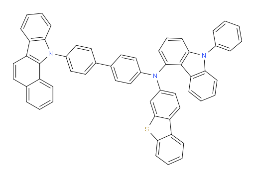 N-(4'-(11H-benzo[a]carbazol-11-yl)-[1,1'-biphenyl]-4-yl)-N-(dibenzo[b,d]thiophen-3-yl)-9-phenyl-9H-carbazol-4-amine
