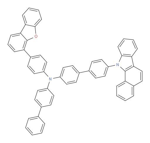 N-([1,1'-biphenyl]-4-yl)-4'-(11H-benzo[a]carbazol-11-yl)-N-(4-(dibenzo[b,d]furan-4-yl)phenyl)-[1,1'-biphenyl]-4-amine