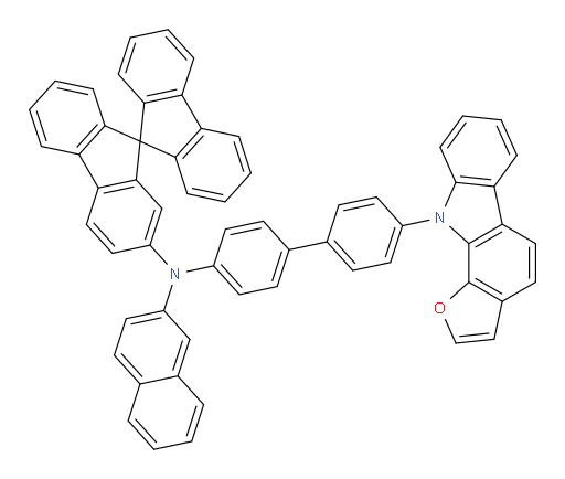 N-(4'-(10H-furo[2,3-a]carbazol-10-yl)-[1,1'-biphenyl]-4-yl)-N-(naphthalen-2-yl)-9,9'-spirobi[fluoren]-2-amine