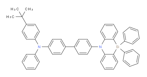 N-(4-(tert-butyl)phenyl)-4'-(10,10-diphenyldibenzo[b,e][1,4]azasilin-5(10H)-yl)-N-phenyl-[1,1'-biphenyl]-4-amine