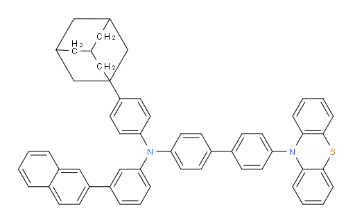 N-(4-(adamantan-1-yl)phenyl)-N-(3-(naphthalen-2-yl)phenyl)-4'-(10H-phenothiazin-10-yl)-[1,1'-biphenyl]-4-amine