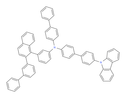 N-(3-(2-([1,1'-biphenyl]-3-yl)naphthalen-1-yl)phenyl)-N-([1,1'-biphenyl]-4-yl)-4'-(9H-carbazol-9-yl)-[1,1'-biphenyl]-4-amine