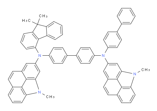 N4-([1,1'-biphenyl]-4-yl)-N4'-(9,9-dimethyl-9H-fluoren-4-yl)-N4,N4'-bis(4-methyl-4H-benzo[def]carbazol-2-yl)-[1,1'-biphenyl]-4,4'-diamine