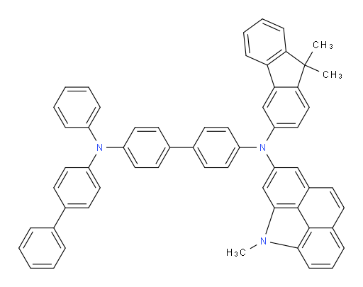 N4-([1,1'-biphenyl]-4-yl)-N4'-(9,9-dimethyl-9H-fluoren-3-yl)-N4'-(4-methyl-4H-benzo[def]carbazol-2-yl)-N4-phenyl-[1,1'-biphenyl]-4,4'-diamine