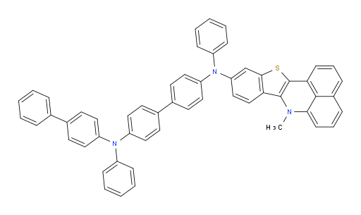 N4-([1,1'-biphenyl]-4-yl)-N4'-(7-methyl-7H-benzo[de]benzo[4,5]thieno[3,2-b]quinolin-10-yl)-N4,N4'-diphenyl-[1,1'-biphenyl]-4,4'-diamine