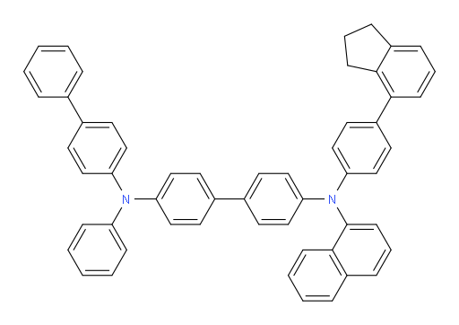 N4-([1,1'-biphenyl]-4-yl)-N4'-(4-(2,3-dihydro-1H-inden-4-yl)phenyl)-N4'-(naphthalen-1-yl)-N4-phenyl-[1,1'-biphenyl]-4,4'-diamine