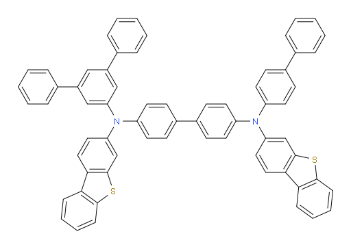 N4-([1,1'-biphenyl]-4-yl)-N4'-([1,1':3',1''-terphenyl]-5'-yl)-N4,N4'-bis(dibenzo[b,d]thiophen-3-yl)-[1,1'-biphenyl]-4,4'-diamine