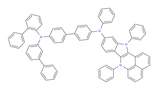 N4-([1,1'-biphenyl]-2-yl)-N4-([1,1'-biphenyl]-3-yl)-N4'-(7,12-diphenyl-7,12-dihydrobenzo[de]indolo[3,2-b]quinolin-10-yl)-N4'-phenyl-[1,1'-biphenyl]-4,4'-diamine