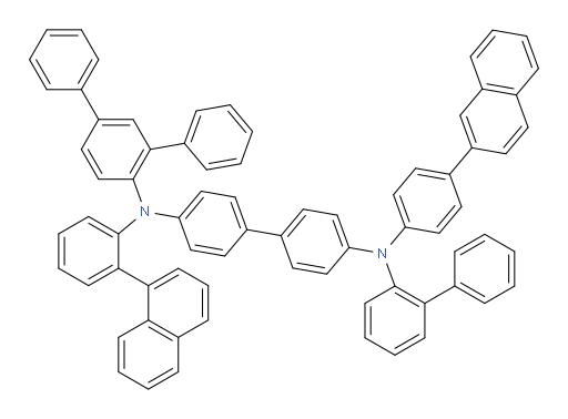 N4-([1,1'-biphenyl]-2-yl)-N4'-([1,1':3',1''-terphenyl]-4'-yl)-N4'-(2-(naphthalen-1-yl)phenyl)-N4-(4-(naphthalen-2-yl)phenyl)-[1,1'-biphenyl]-4,4'-diamine