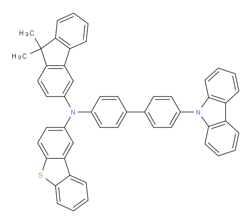 N-(4'-(9H-carbazol-9-yl)-[1,1'-biphenyl]-4-yl)-N-(9,9-dimethyl-9H-fluoren-3-yl)dibenzo[b,d]thiophen-2-amine